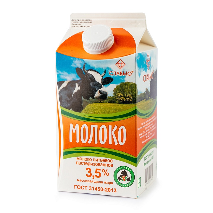 Молоко пастеризованное 3,5% 1500г
